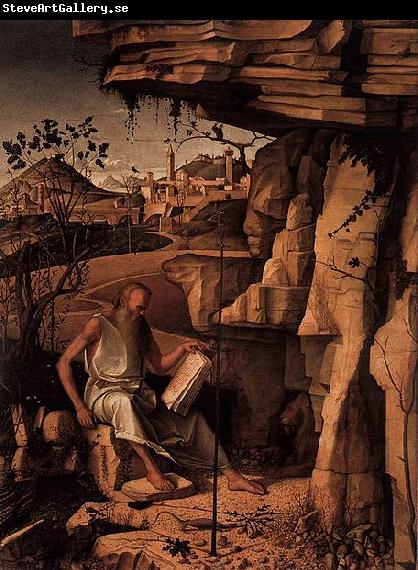 Giovanni Bellini St Jerome Reading in the Countryside